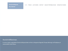 Tablet Screenshot of praxis-weinrich.net